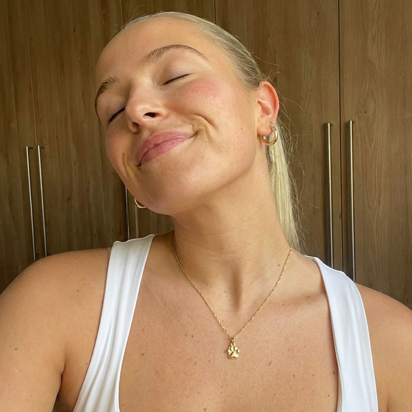 Customer photo wearing Grace Blooms jewelry
