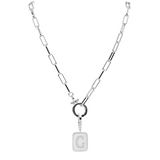 Classic Initial Charm (Silver)