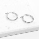 Small Hoop Earrings (Silver)