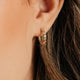Charlotte CZ Hoops (Gold)