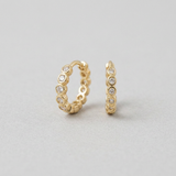 Charlotte CZ Hoops (Gold)