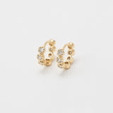 Charlotte CZ Hoops (Gold)