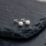 Natural Freshwater Pearl Stud Earrings
