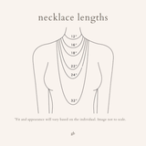 Addie Adjustable Chain 30" (Silver)