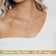 Addie Brilliant CZ Adjustable Necklace (Silver)