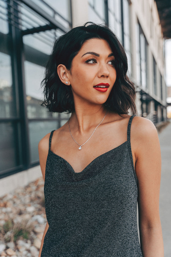 Customer photo wearing Grace Blooms jewelry