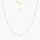 Meg Station Adjustable Necklace (Gold)