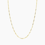 Addie Adjustable Twist Chain 24" (Gold)