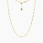 Addie Adjustable Twist Chain 24" (Gold)
