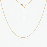 Tessa Adjustable Length Charm Threader — Cable Chain (Gold)