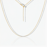 Tessa Adjustable Length Charm Threader - Cable Chain (Gold)