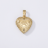 Paw Print Heart Locket