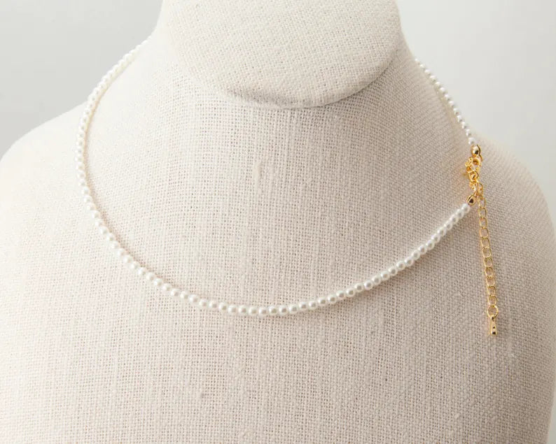 Penny Pearl Choker Necklace