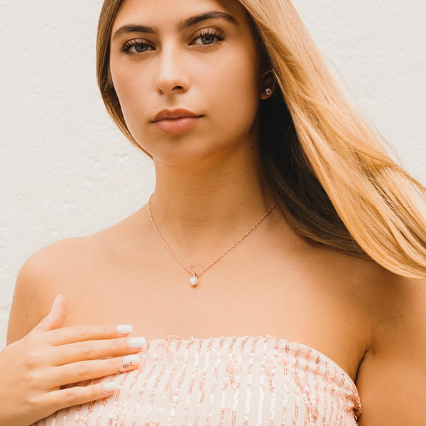 Customer photo wearing Grace Blooms jewelry