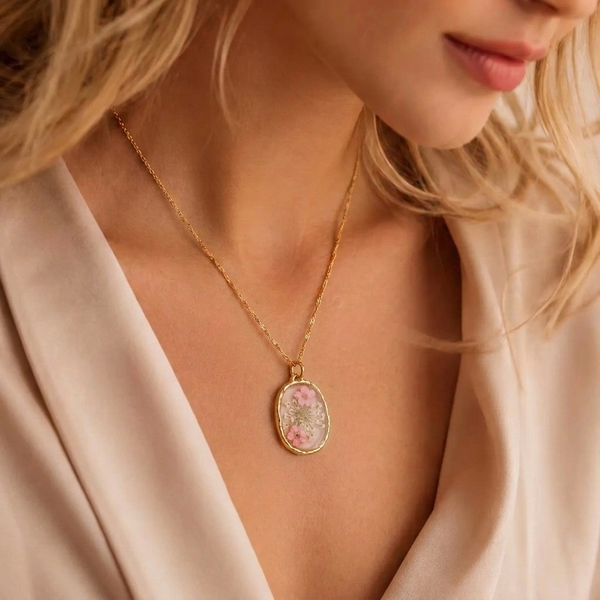 Customer photo wearing Grace Blooms jewelry