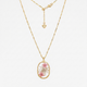 Blush Meadow Wildflower Adjustable Necklace
