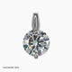 Brilliant CZ Solitaire Pendant (Silver)