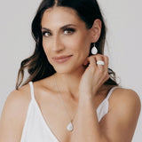 Swarovski Crystal Curved Ring (Gold)