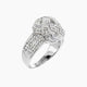 Swarovski Crystal Knot Ring
