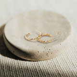 Debbie Diamond-Cut Hoop Earrings (Gold)