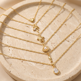 Dainty Palm Tree Charm (Gold)