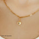 Heart Locket Charm (Gold)