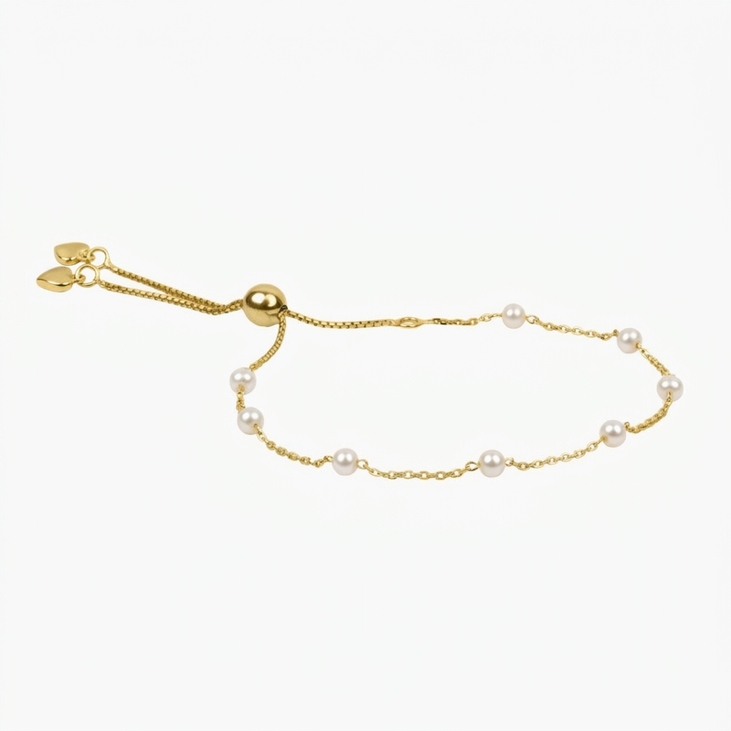 Meg Station Adjustable Bracelet (Gold)