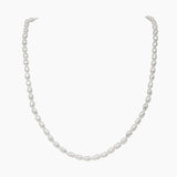 Oval Freshwater Pearl Necklace