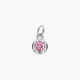 Roma Add-On CZ Birthstone Charm (Silver)