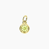 Roma Add-On CZ Birthstone Charm (Gold)