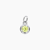 Roma Add-On CZ Birthstone Charm (Silver)