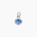 Roma Add-On CZ Birthstone Charm (Silver)