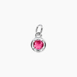 Roma Add-On CZ Birthstone Charm (Silver)