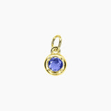 Roma Add-On CZ Birthstone Charm (Gold)