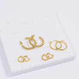 Huggie Hoop Earrings (Gold)