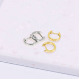 Huggie Hoop Earrings (Gold)