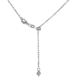 Italian Verona Cable Adjustable Chain (Silver)