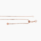 30" Italian Heavy Venezia Box Adjustable Chain (Rose)