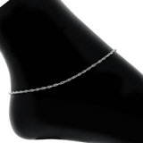 Addie Adjustable Anklet (Silver)