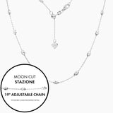 Italian Station Necklace (Silver)