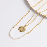 Roma True North Pendant (Gold)