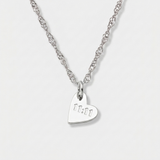 11:11 Angel Number Heart Charm (Silver)