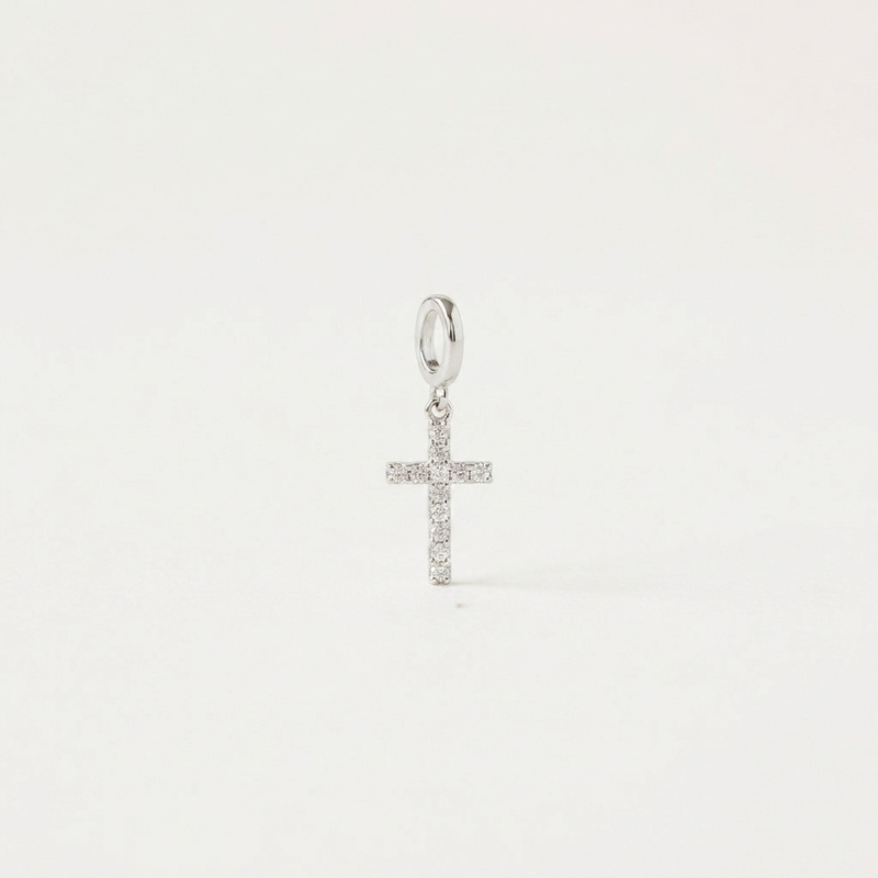 Cross Charm (Silver)