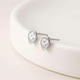 Cami Teardrop CZ Stud Earrings (Silver)