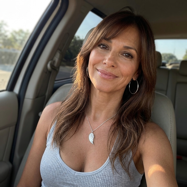 Customer photo wearing Grace Blooms jewelry