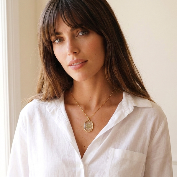 Customer photo wearing Grace Blooms jewelry
