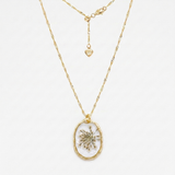 Snow Lace Wildflower Adjustable Necklace
