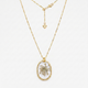 Snow Lace Wildflower Adjustable Necklace